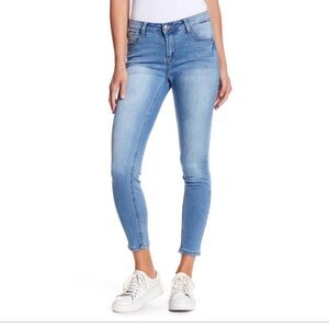 Kensie Effortless Ankle Skinny Jeans 6/28 Stretch Minimalist Clean Girl